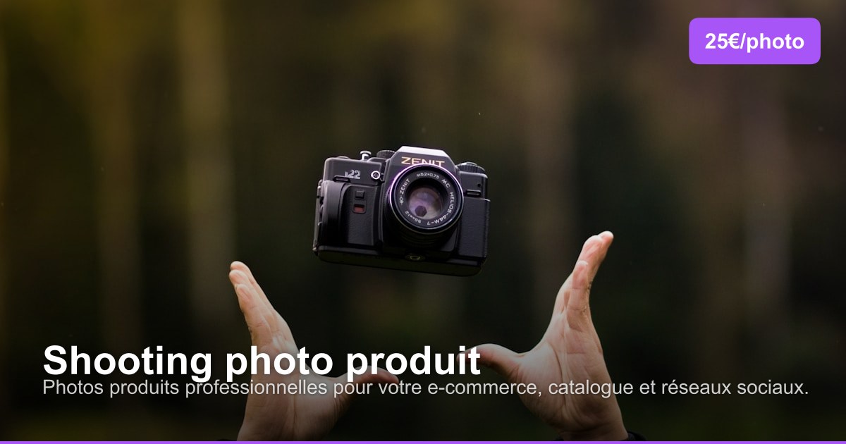 Shooting photo produit - Photographe Belgique en Belgique